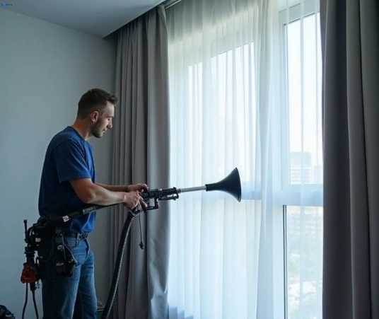 Professional drapes cleaning process tools Matty Curtain Cleaning melrose-park-nsw